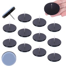 icetiger Nail-on Furniture Leg Sliders Pads – 20 Pieces Heavy Duty Glides for Chairs, Sofas, and Tables - Protect Floors & Easy Moving