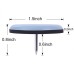 icetiger Nail-on Furniture Leg Sliders Pads – 20 Pieces Heavy Duty Glides for Chairs, Sofas, and Tables - Protect Floors & Easy Moving
